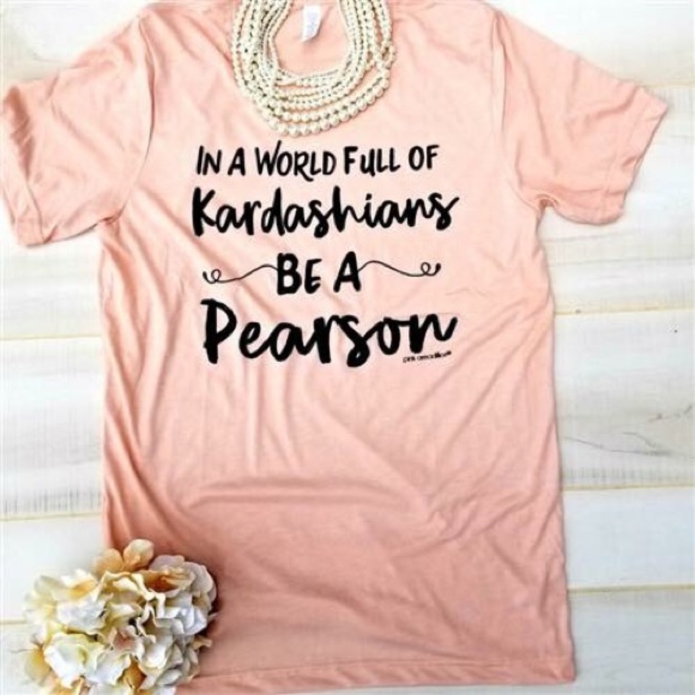 Be A Pearson (Screen Printed Graphic Tee)